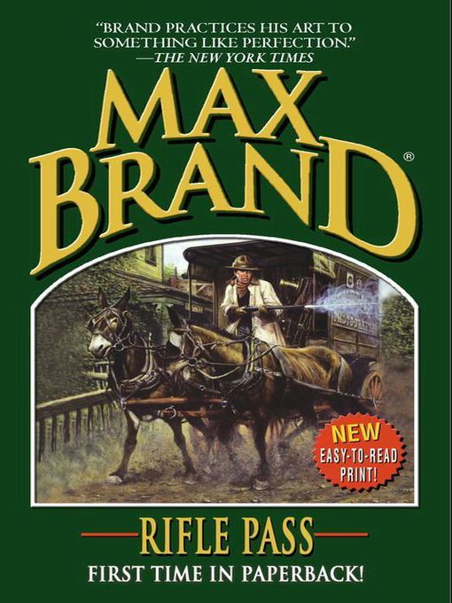 Title details for Rifle Pass by Max Brand - Wait list